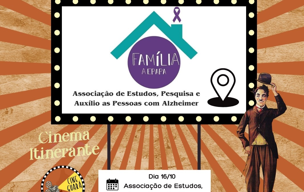Cinema Itinerante Chega à Associação de Estudos, Pesquisa e Auxílio as Pessoas com Alzheimer