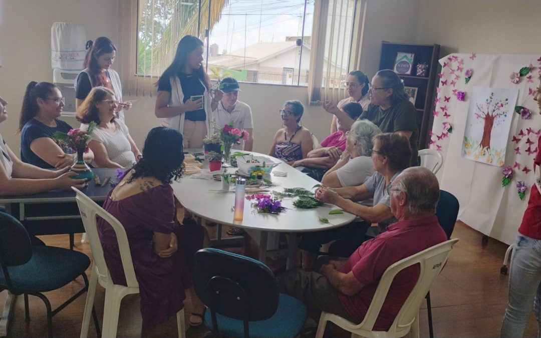Projeto com as estagiárias do curso de Pedagogia, atividades de estímulo cognitivo